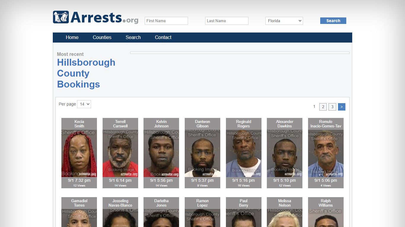 Hillsborough County Arrests and Inmate Search