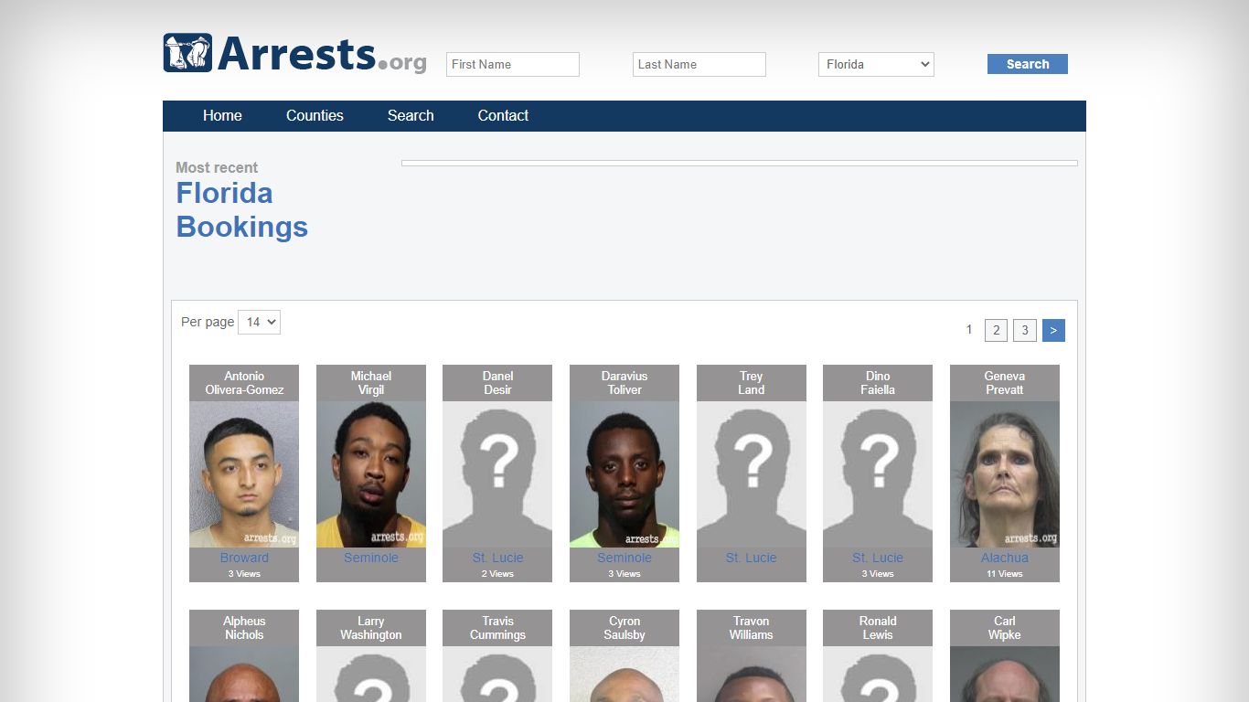 Florida Arrests and Inmate Search